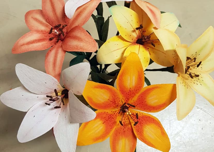 Workshop - Liljer i crepepapir