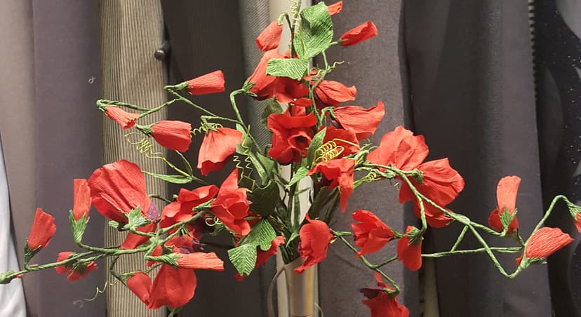 Workshop - Ærteblomster i crepepapir